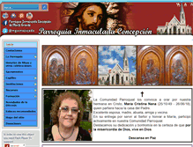 Tablet Screenshot of inmaculadamg.org.ar